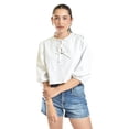 thumbnail image 1 of Blusa escote con lazos Roman Fashion /Juvenil, 6944 (Blanco) blanco M, 1 of 6