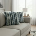 thumbnail image 2 of Michael Amini Blue My Mind Antigua 21" Square Pillow - Navy in Set of 2, 2 of 9