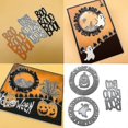 thumbnail image 2 of Halloween Boo Ghost Pumpkin Metal Cutting Dies Stencil Scrapbooking Diy Album Stamp Paper Card, 2 of 5