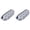 Gray*2, variant on Juaoua 2Pcs Weighted Pencil Grips,1OZ Silicone Writing Aid,For Handwriting,Spelling,And Classroom Work,Handwriting Tools for Pens,Weak Hands,Grip Strength,Motor Skills,Training,Office Supplies,Gray