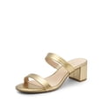 thumbnail image 1 of Sandalia DREAM PAIRS DHS213 Dorada con Dos Tiras Talla 5.5 US, 1 of 6