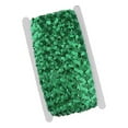 thumbnail image 2 of 13m Sequins Paillette Ribbon Trim Sequins String Braid Trim Lace DIY Sewing Clothing Green, 2 of 9
