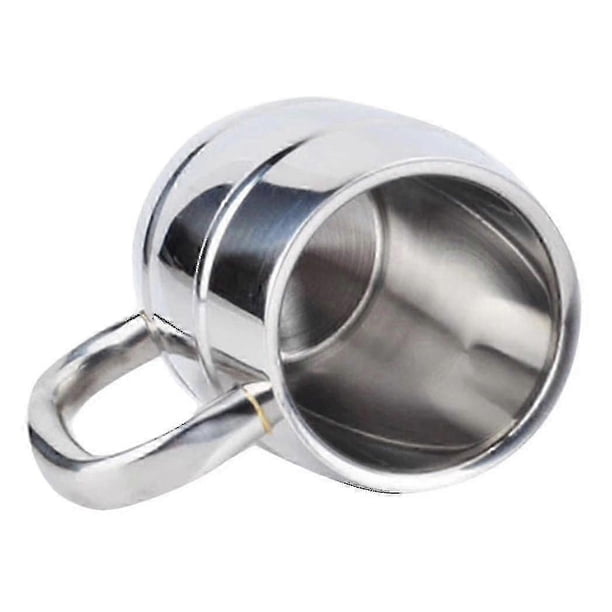 Stainless Steel Beer Mug 550ml Beer Mug Double Layer Insulated Tea Cup Water Cup Drink Thickened - ANYOU