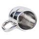 thumbnail image 1 of Stainless Steel Beer Mug 550ml Beer Mug Double Layer Insulated Tea Cup Water Cup Drink Thickened - ANYOU, 1 of 2