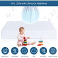 thumbnail image 4 of Moonsea Queen Size Mattress Protector Waterproof,Mattress Cover Protector, Smooth Top Mattress Protector for Kids, Breathable Skin Friendly and Noiseless Fitted Sheet Queen Size,Polyester, 4 of 7