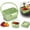 Green*1 PC, variant on Hanging Sink Drain Basket, Foldable Kitchen Strainer with Collapsible Design, Over-Sink Produce Washer for Pasta, Sponge & Utensil Storage (Green*1 PC)