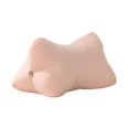 thumbnail image 4 of Almohada lumbar, cojín para el respaldo con funda extraíble y lavable, almohada suave para el cuello, almohada de apoyo para la cintura para el sofá Rosa, 4 of 8