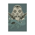 thumbnail image 2 of MKHERT Sugar Skull Garden Flag Banner Decorative Flag for Wedding Home Outdoor Garden Decor 12x18 inch, 2 of 3