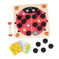 thumbnail image 4 of Juego de ajedrez de memoria,Juego de mesa de ajedrez con memoria de madera Juegos familiares,Juego de acertijos de combinación de memoria de colores para niños,Juego familiar educativo para, 4 of 9