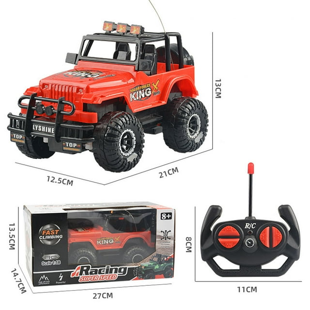 Gprince 1:18 Remote Control Car 4-channel Off-road Vehicle Electric Remote Control Car Model Toys For Children Gifts