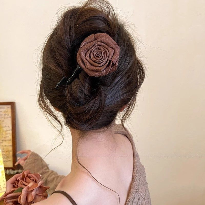 EKE Women’s Hair Clip Vintage Retro Back-Wear Elegant Hair Accessory with Fashion Texture