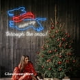 thumbnail image 3 of Glowneon Dachs-Ing Through the Snow Neon Sign, Dachshund Led Light, Dog Christmas Decor, 3 of 4