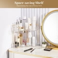 thumbnail image 6 of Soda Candy Corner Makeup Organizer for Vanity Countertop Space Saving Cosmetic Storage Organizer for Dresser Bathroom Kitchen, 2 Tier, 6 of 6