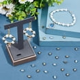 thumbnail image 5 of 60Pcs 2 Colors Brass Beads Long-Lasting Plated Oval Mixed Color 6x5mm Hole: 1.6mm 30pcs/color, 5 of 6