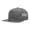 Charcoal, variant on 6041 5 Panel High Profile Relaxed Cotton Blend Trucker w/Rope-White
