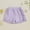 Purple, variant on Liyamei Toddler Baby Girl Ruffle Shorts Plaid Elastic Waist Shorts Bottoms Casual Summer Outfit Size 9-12 Months