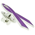 thumbnail image 2 of Purple Domestic Violence Awareness Ribbon Enamel Lapel Pin, 2 of 3