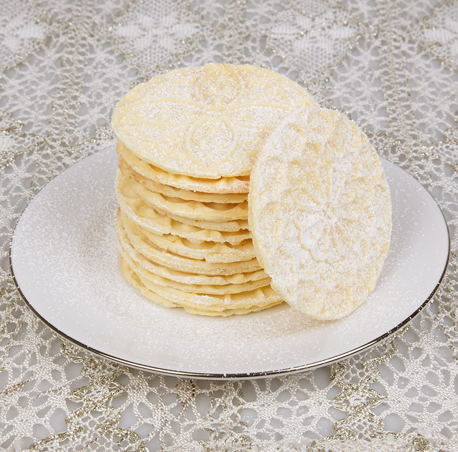 cucinapro mini pizzelle italian waffle iron maker