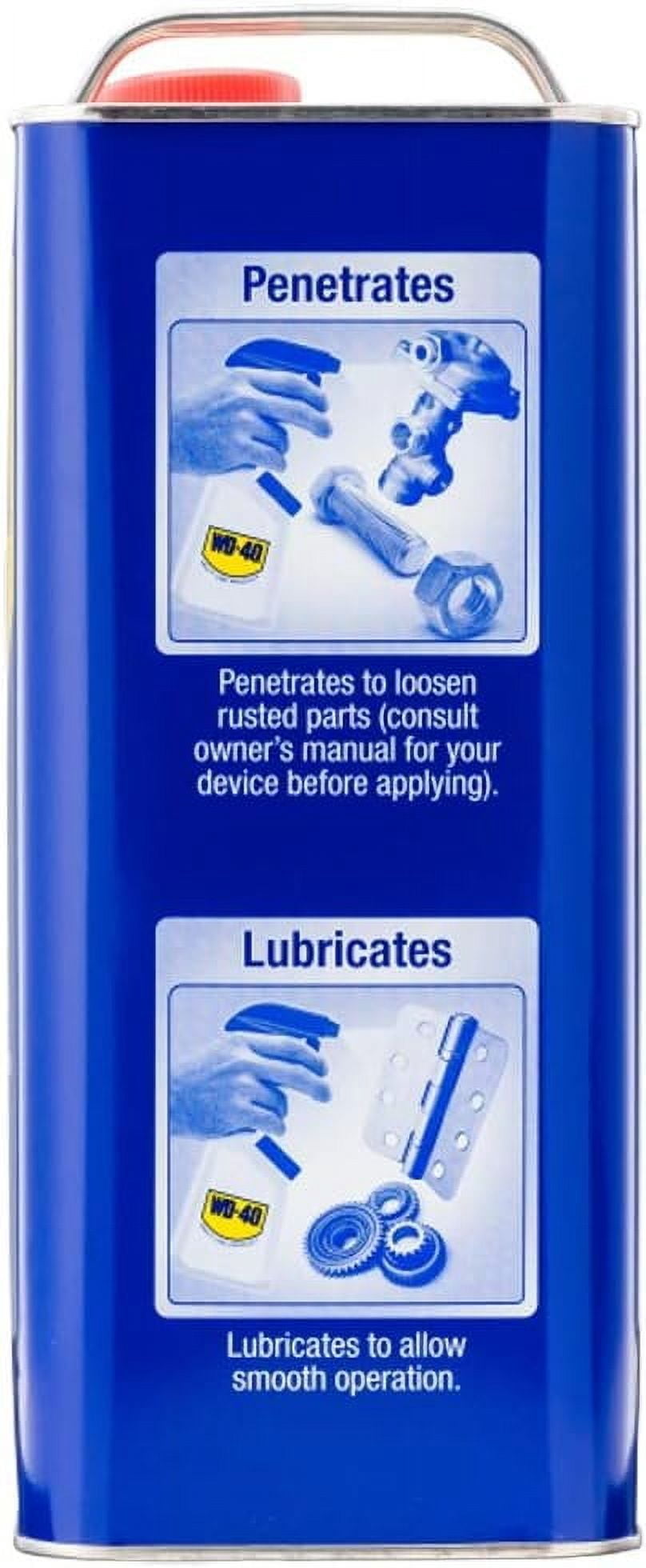 WD-40 Multi-Use Product Original Formula - Rust Free Material Lubricant - 4-Pack, 1 Gal