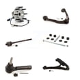 thumbnail image 1 of Transit Auto Bras de Commande Inférieur à Roulement avant Droit avec Tige de Liaison Intérieure Extérieure à Rotule et Kit de Barre de Oscillation (6 Pcs) pour Chevrolet Silverado 1500 GMC Sierra Classic avec Roues à 8 Crampons K7T-107365, 1 of 11