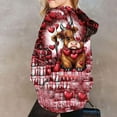 thumbnail image 5 of dazeni Teen Girls Cute Graphic Hoodies Trendy Funny Cow Heart Print Long Sleeve Sweatshirt Y2k Streetwear Hooded Pullover Tops, 5 of 6
