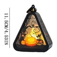 thumbnail image 2 of 4.5 Inch Halloween Lantern Spooky Halloween Decor Battery Operated Lantern Halloween Party Decor for Indoor Home Mantel Porch Shelf Display Single Piece, 2 of 3