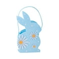 thumbnail image 3 of Bolsas de de Pascua suministros de tarjetas de cesta de conejo de Pascua bolso de regalo para favores de recolección de familia Decoración de Azul, 3 of 8