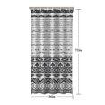 thumbnail image 5 of Black Geometric Diamond Striped Pattern Shower Curtain 36"x72" ,Bathroom Decorative Shower Curtains Set with 12 Hooks,Modern Waterproof Washable Shower Curtain, 5 of 6