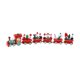 thumbnail image 5 of Juego de decoración de regalos, adorno navideño de tren de madera para el hogar, vacaciones, escaparate 31 x 3 x 55 cm, 5 of 9