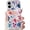 Seahorse, variant on Magnetic Compatible with iPhone 13/14 Case Compatible with MagSafe Clear Ocean Cute Marine Life Seashell Design for Girls Women Soft TPU+PC Shockproof Protective Girly-Blue Shell