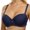 Blue, variant on Women's Super Soft Wireless Lightly Lined Comfort Bra Everyday Underwear Wireless Bras Blue