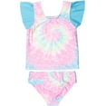 thumbnail image 3 of Star Wars The Child Little Girls Pullover Tankini Top and Bikini Bottom Swim Set Little Kid to Big Kid, 3 of 5