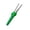 Green, variant on Weeding Tools Gardening Tweezers with Serrated Tip Ergonomic Handle Stainless Steel Weeding Tool for Precise Planting and Transplanting