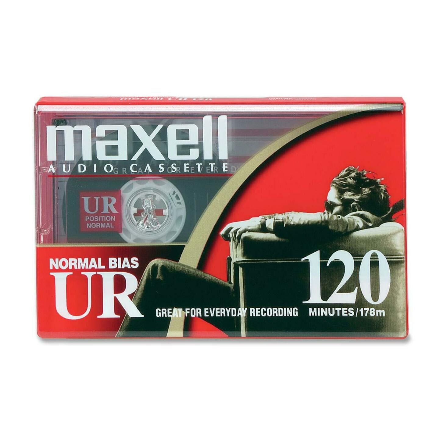 2 pack Maxell XL-II C60 Blank Audio Cassette Tape Discontinued by Manufacturer 