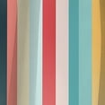 thumbnail image 4 of Designart "Stripes Of Bohemian Rainbow I" Striped Blackout Curtain Panels, 4 of 4