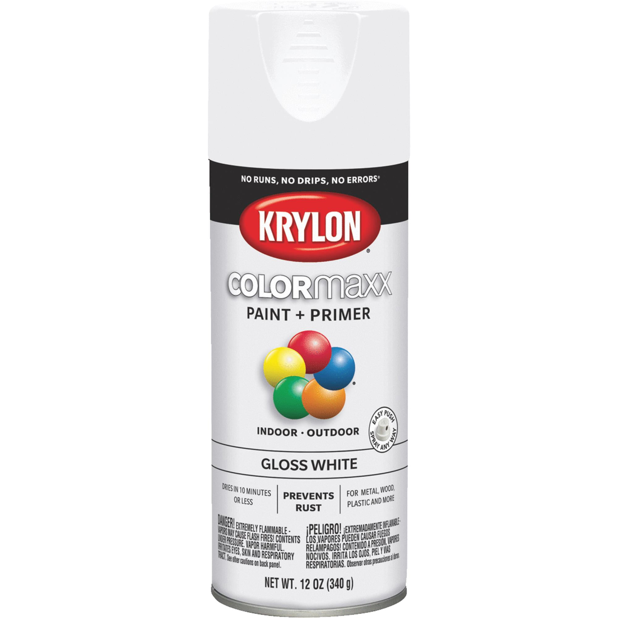 Krylon Diversified Brands 249446 12 oz Gloss Spray Paint, White