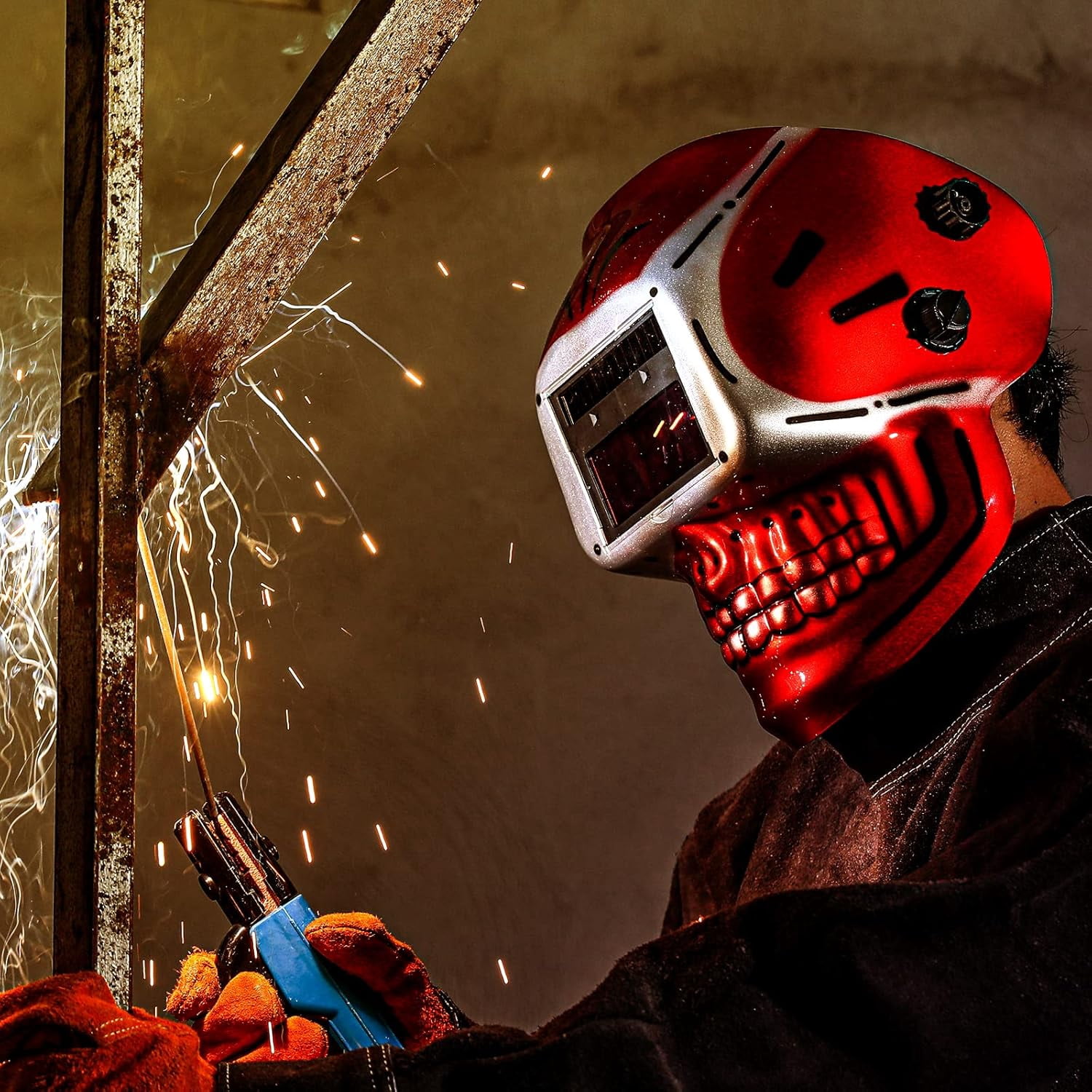 Welding Helmet Auto Darkening: DEKORPO True Color Solar Powered Auto Darkening Welding Welder Mask Hood Helmets