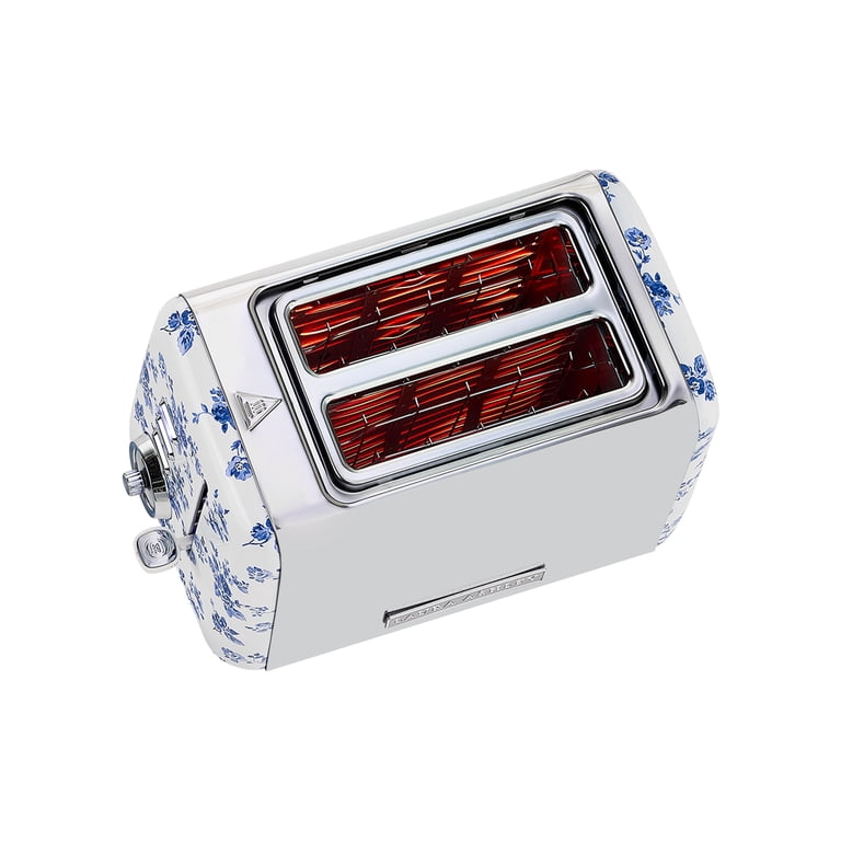 Laura Ashley 2-Slice Toaster, China Rose, Floral Print, Stainless