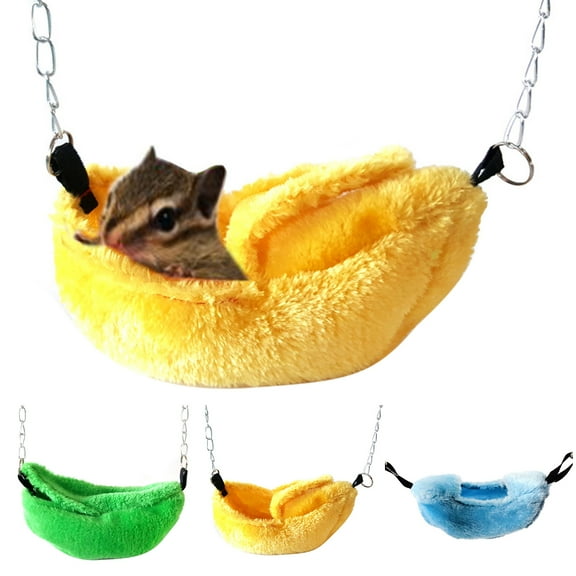 Visland Banana Hamster Bed House Hammock Small Animal Bed House Cage Nest Hamster Accessories