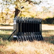 Titan Attachments Root Rake Tractor Attachment, 60in Wide, Universal Quick Tach Hookup