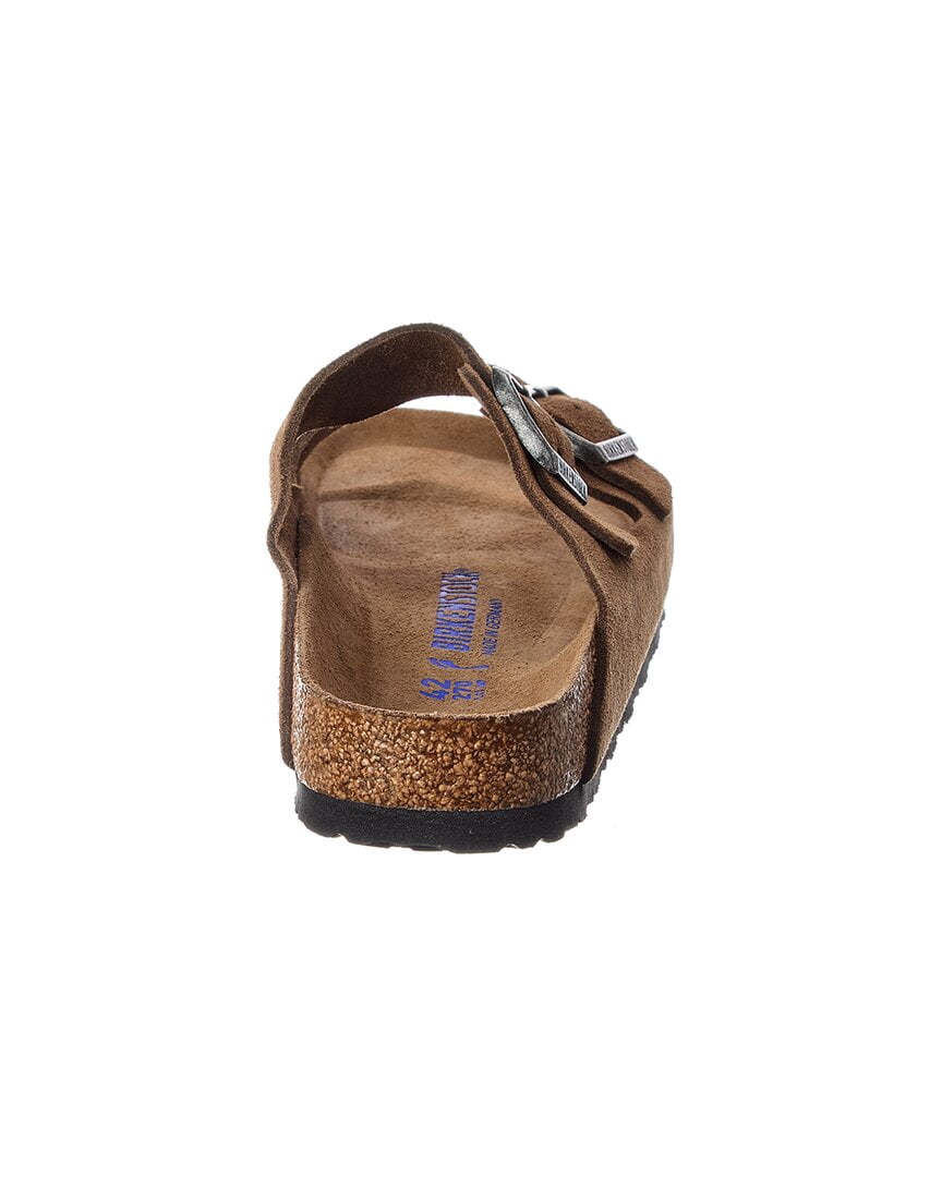 Birkenstock Arizona BS Narrow Suede Sandal, 44, Brown