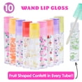 thumbnail image 2 of Expressions Hydrating Gloss Lip Gloss, Assorted Fruity Flavors, 10-Pack, 2 of 6