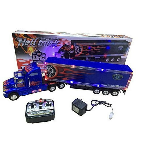 Big-Daddy Super Cool Series Extra Large Super Duty Tractor Trailer with Light & Music