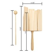 Basic Beat Stir Xylophone: Unique Handheld Sound Effect Instrument, 10.25 Length