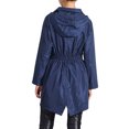 thumbnail image 3 of INSPIRE CHIC Windbreaker Trench Coat for Women's Lightweight Hooded Raincoat Waterproof Jacket, 3 of 5