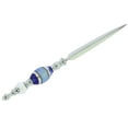 thumbnail image 2 of GlassOfVenice Murano Glass Letter Opener -  Silver Blue Stripes, 2 of 5
