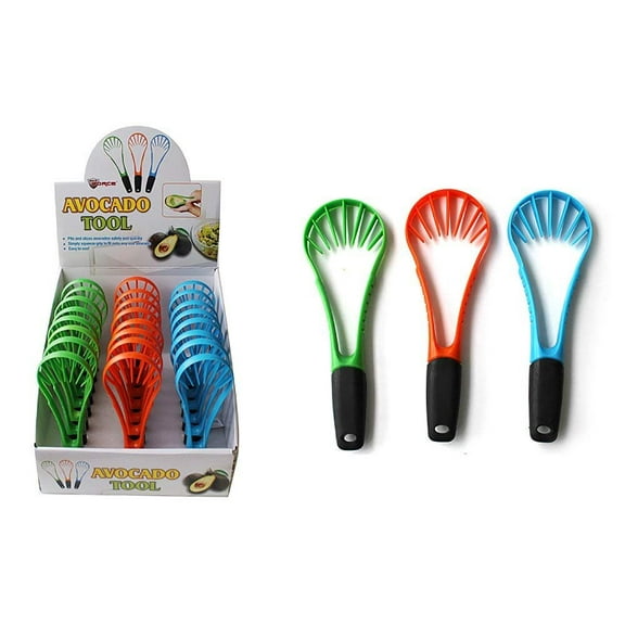 Diamond Visions Max Force 01-1308 Avocado Tool Set that Pits and Slices in Assorted Colors 3 Tools