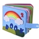 thumbnail image 2 of Libro educativo interactivo para bebé tablero de fieltro para bebé de 3 años juguetes de lectura sensoriales Montessori desarrollo de habilidades para la vida, 2 of 5