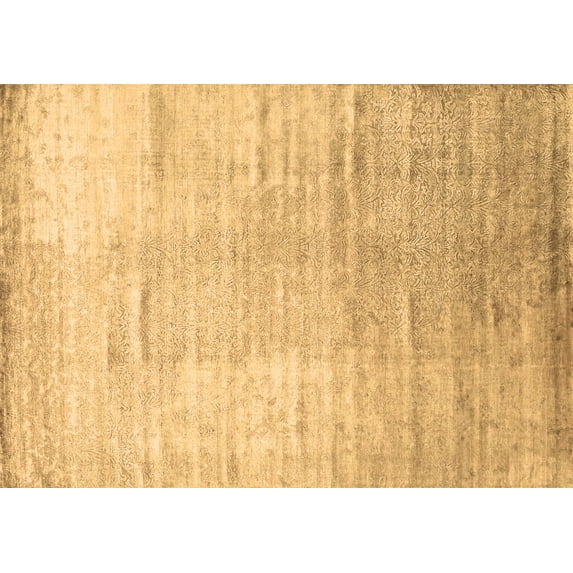 Ahgly Company Indoor Rectangle Abstract Brown Contemporary Area Rugs, 6' x 9'