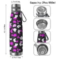 thumbnail image 3 of 29oz Stainless Steel Insulated Thermos with Tea Filter, 360° Printed Travel Bottle, Leakproof BPA-Free Flask with Anti-Slip Base, 304 Inner & 201 Outer, Vacuum Cup, 3 of 6